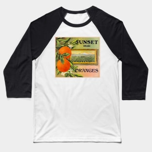 Sunset Brand crate label, circa 1912 Baseball T-Shirt